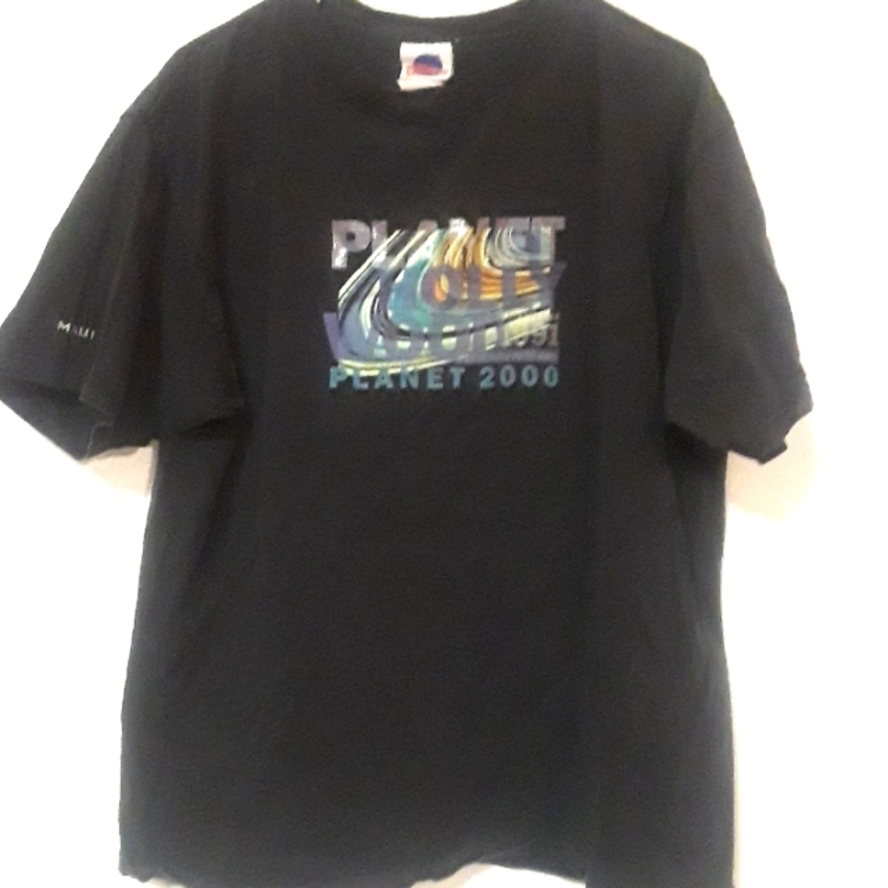 *C7MNS - RARE VTG MAUI HAWAII PLANET HOLLYWOOD XL Y2K 2000 SHIRT